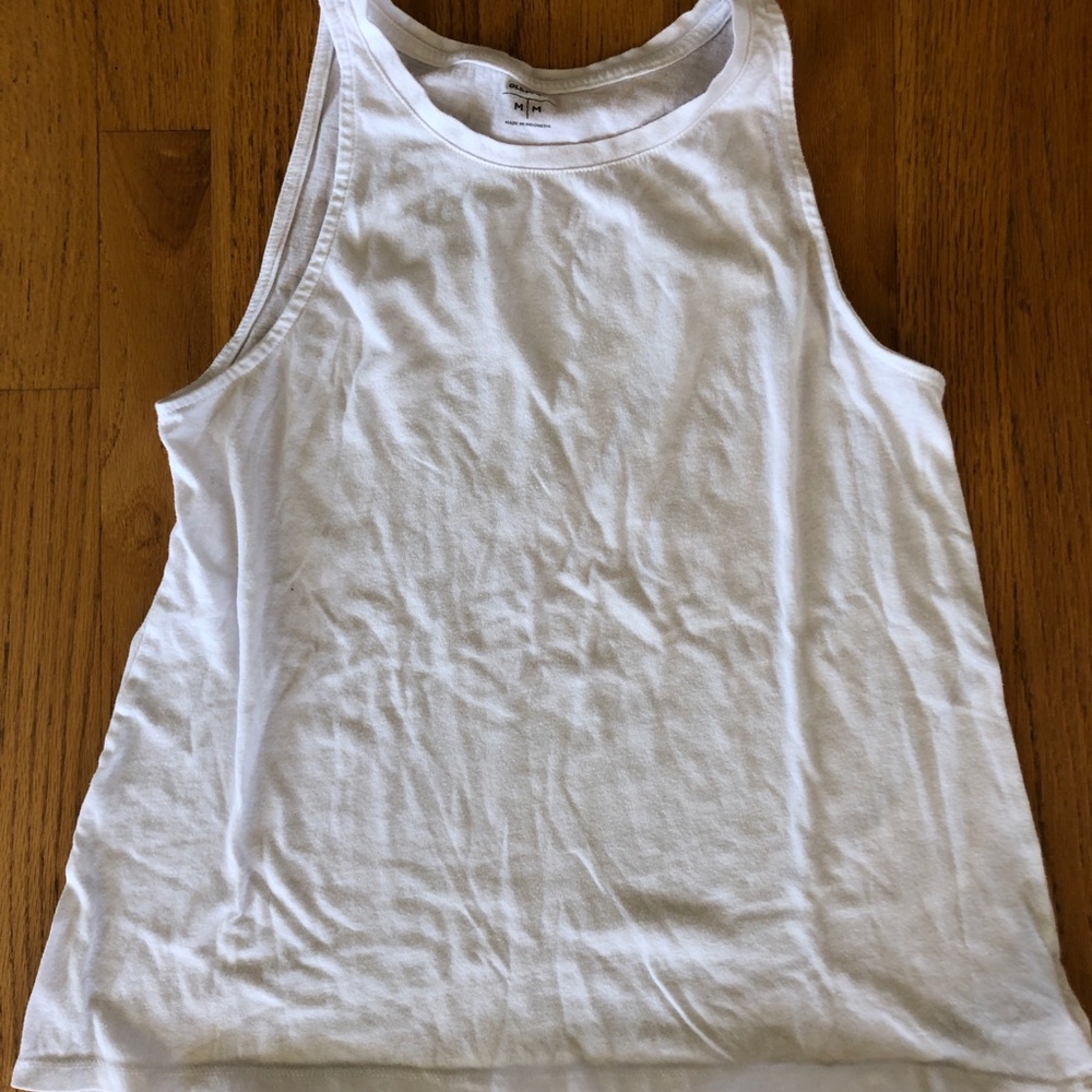 White tank top